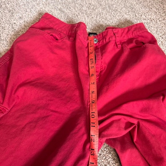 Social Collision Red Grunge Spider-Detail Cargo Buckle Pants - Picture 6 of 7